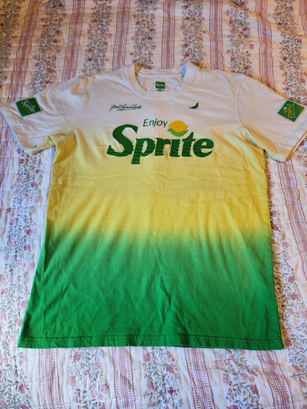 Staple x Sprite Enjoy Fade tee
